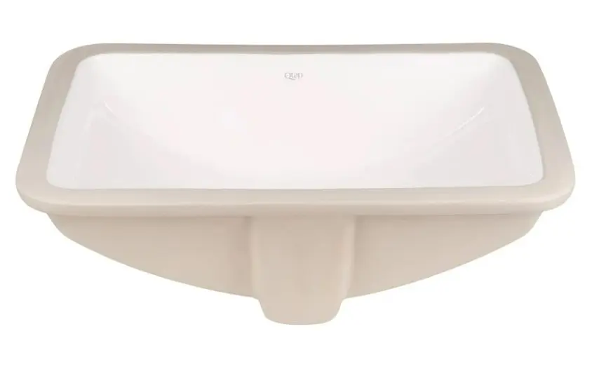 Комплект Qtap Stork: Раковина врезная овальная 570x390x210 мм White + Донный клапан PU02O (QT15116032WN47293) - фото 2