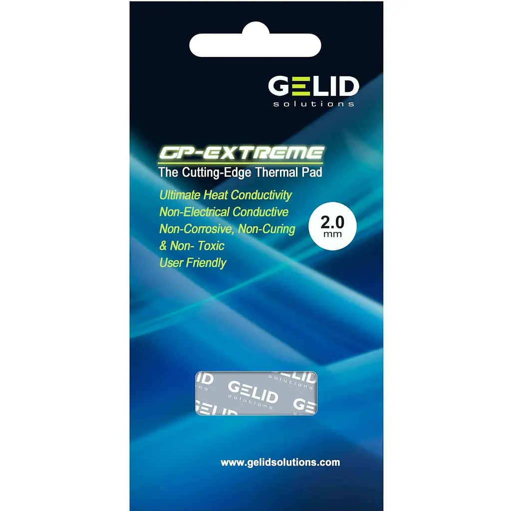 Термоінтерфейс Evolution Gelid Solutions GP-Extreme 80x40x2.0 mm TP-GP01-D - фото 2