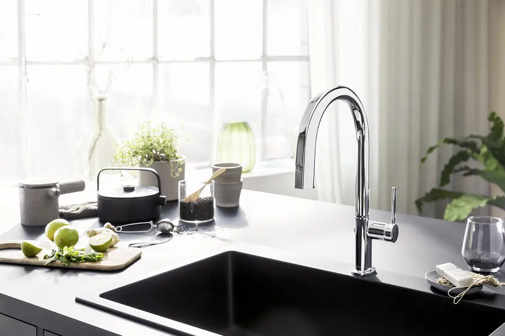 Змішувач Hansgrohe Aqittura M91 FilterSystem 210 1jet pull-out Sbox кухонний сет з Harmony Chrome 76800000 Хром - фото 4
