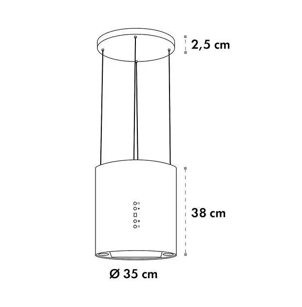 Островная вытяжка Klarstein Barett (10032302) - фото 7
