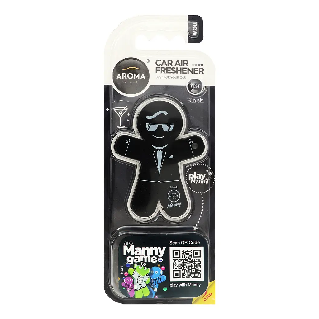 Ароматизатор Aroma Car Manny Black - фото 2