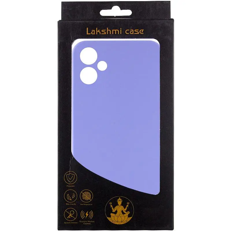 Чохол Lakshmi Silicone Cover Full Camera AAA with Logo для Samsung Galaxy A05 Бузковий/Dasheen - фото 3