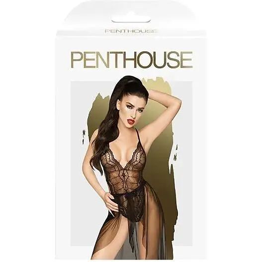 Комплект боді та спідниця Penthouse - Best Foreplay Black M/L - фото 3