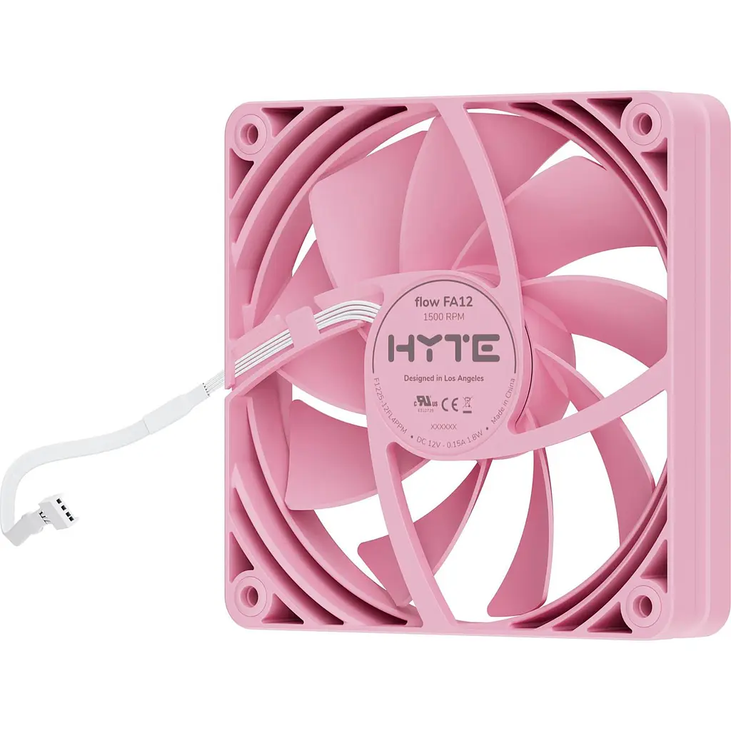 Комплект вентиляторів HYTE FA12 Strawberry Milk 4-Pack (FAN-HYTE-FA12-SM-4) - фото 4