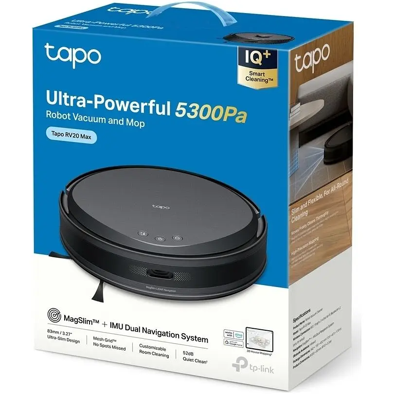 Робот-пилосос TP-Link Tapo RV20 Max [125444] - фото 5