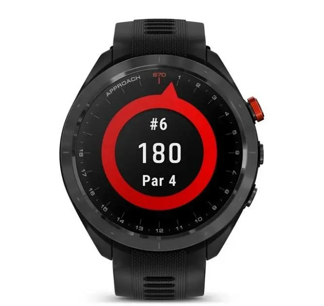Смарт-часы Garmin Approach S70 47mm B. Ceramic Bezel w. Black S. Band (010-02746-02/12) - фото 6