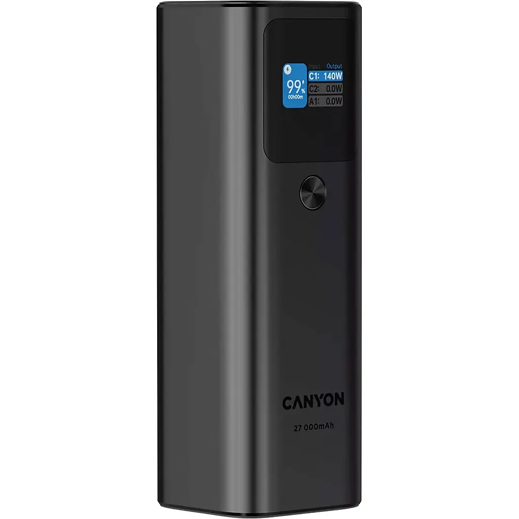 Внешний аккумулятор Canyon PB-2010 Power Bank 27000mAh 140W Dark Grey [CNE-CPB2010DG] [120802] - фото 3