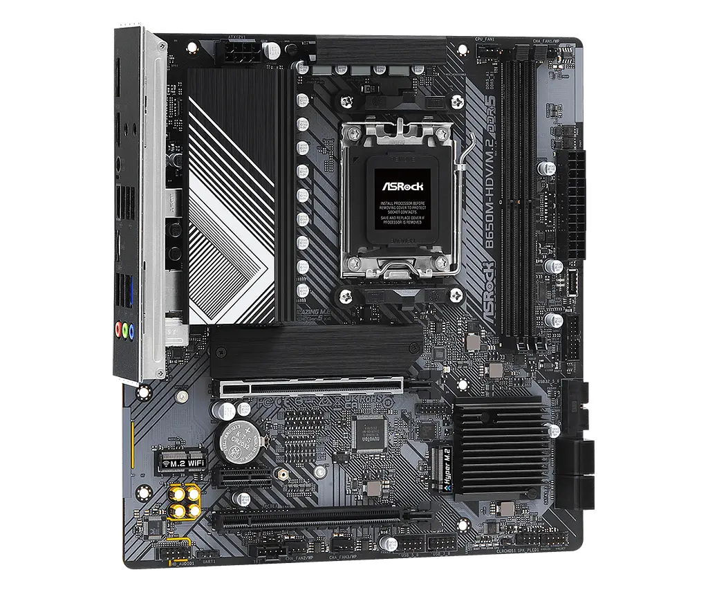 Материнська плата ASRock B650M-HDV/M.2 Socket AM5 (B650M-HDV/M.2) - фото 2