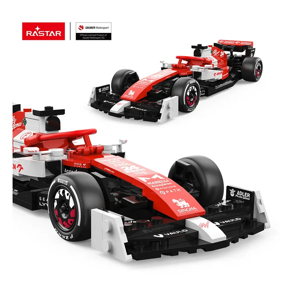 Конструктор RASTAR Alfa Romeo F1 C42 1:24 340 шт. красный 92300 - фото 4