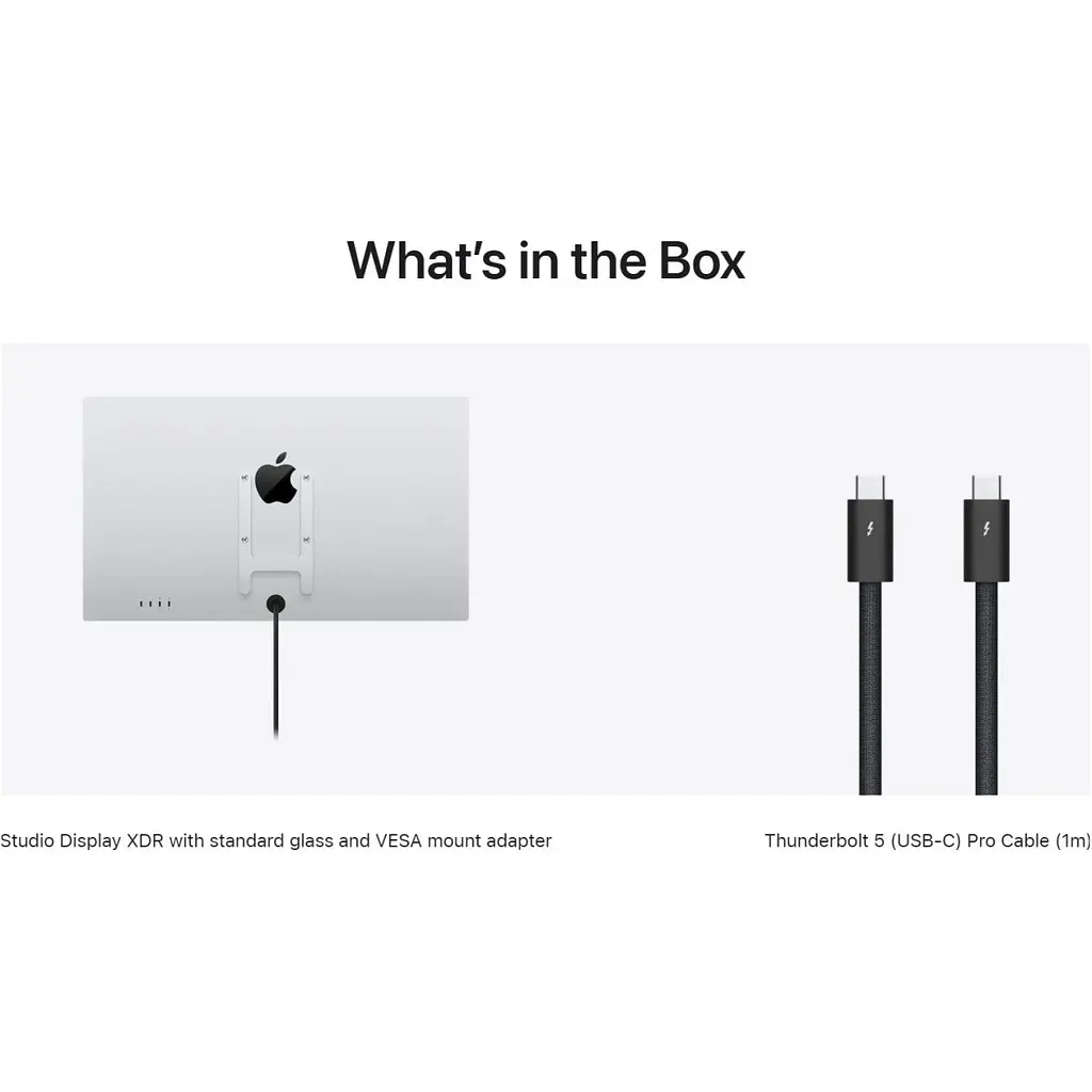 Монітор Apple Studio Display XDR 27" Standard glass with VESA mount adapter 2026 (MFEN4) [167743] - фото 5