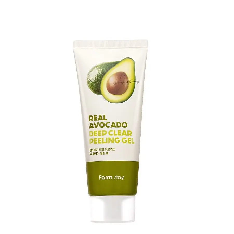Пілінг-гель з екстрактом авокадо Real Avocado Deep Clear Peeling Gel FarmStay 100 мл - фото 2