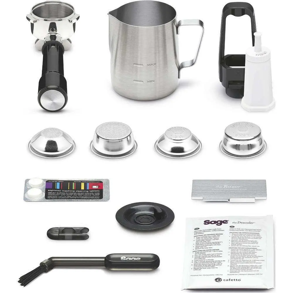 Ріжкова кавоварка еспресо Sage Barista Express SES875BSS - фото 4