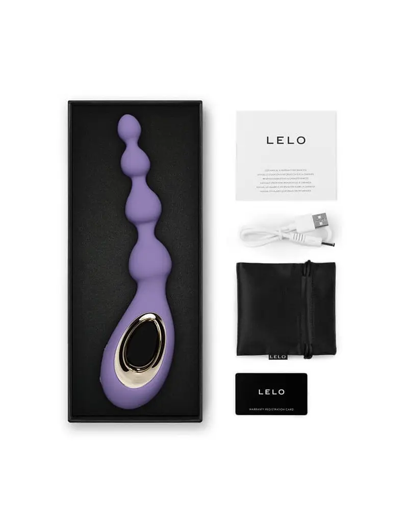 Анальне намисто з вібрацією LELO Soraya Beads Violet Dusk - фото 2