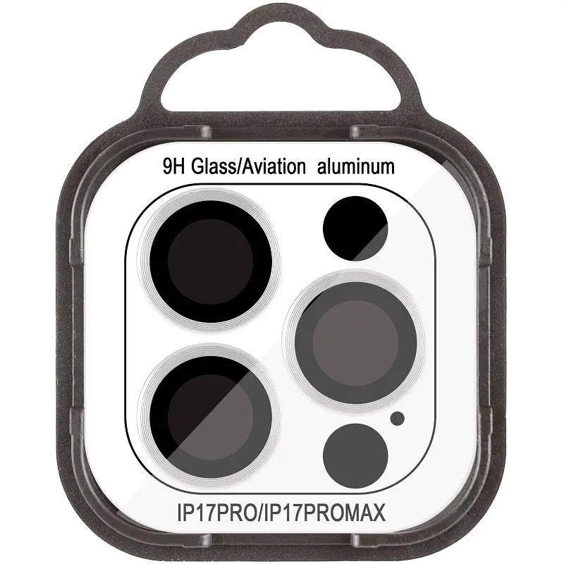 Захисне скло Metal Classic на камеру (у упак.) для Apple iPhone 17 Pro (6.3) / 17 Pro Max (6.9) Срібний / Silver - фото 2