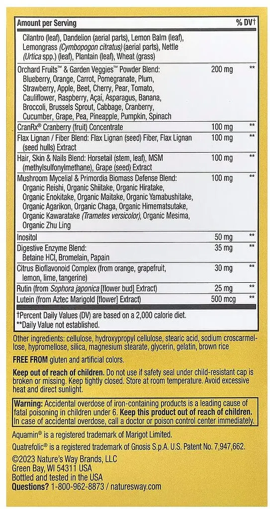 Комплекс для здоров'я жінок Nature's Way Alive! Max3 Potency Women's, 90 таблеток - фото 3