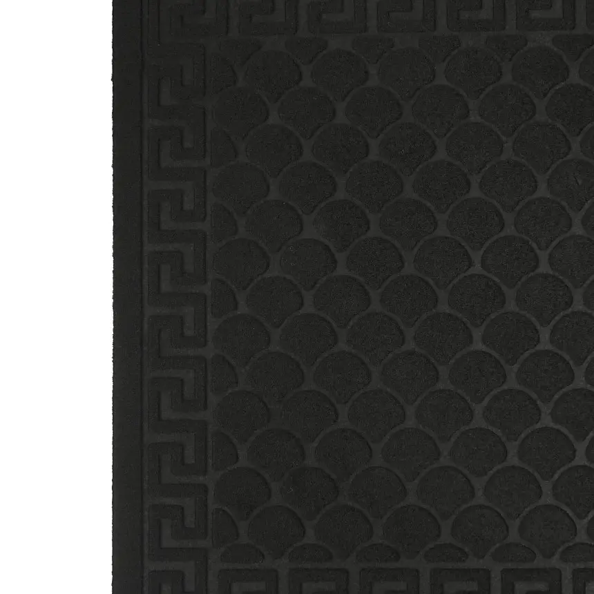 Килимок придверний Eco Fabric Луска без кромки чорний 60 х 90 см (6090-001) - фото 5