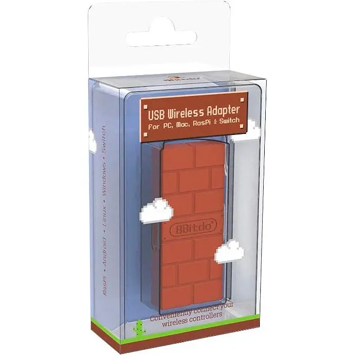 USB адаптер 8BitDo USB Wireless Adapter 2 для Switch/Android/Windows/macOS Brown [90212] - фото 7