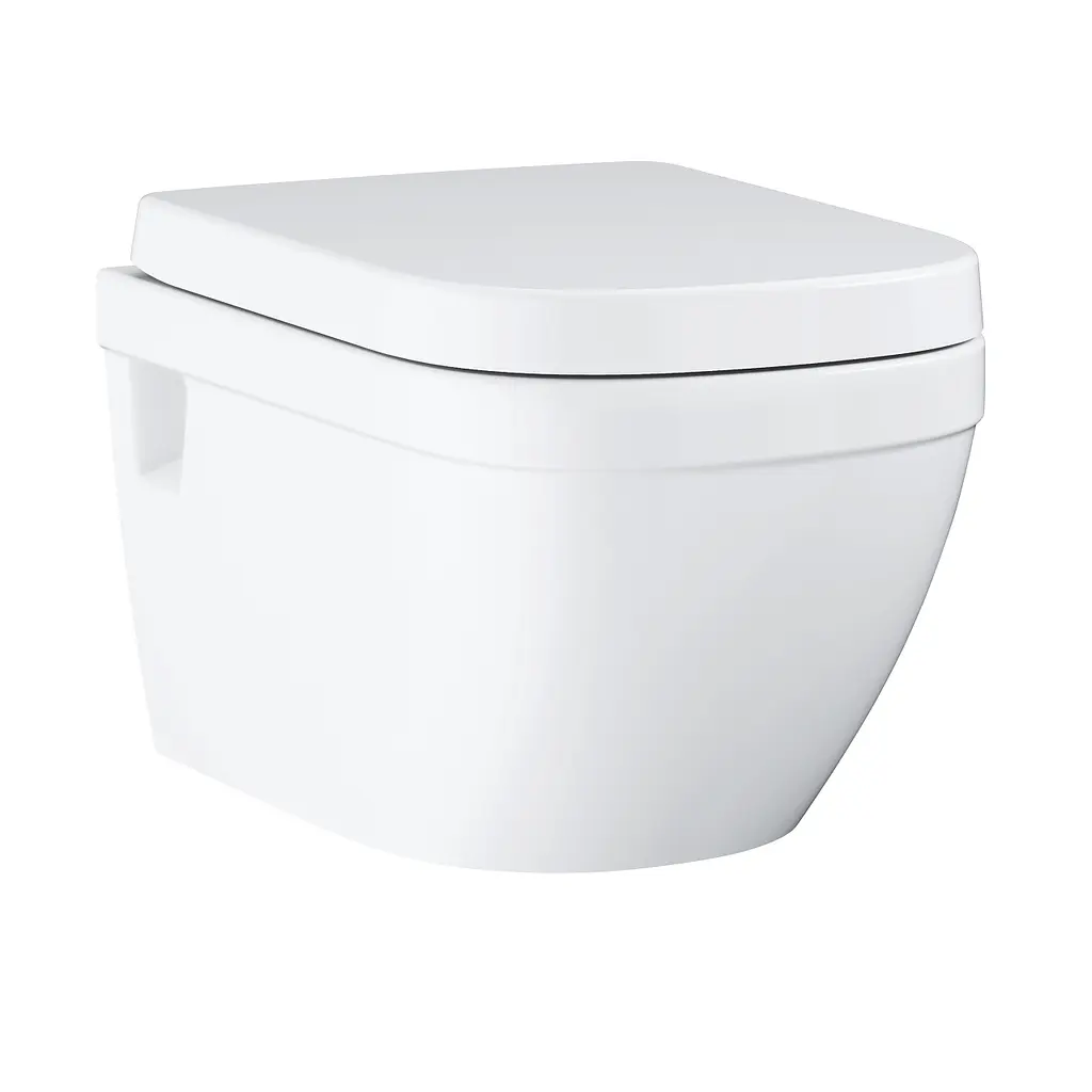 Подвесной унитаз Grohe Euro Ceramic с открытыми креплениями 39538000, Белый - фото 2
