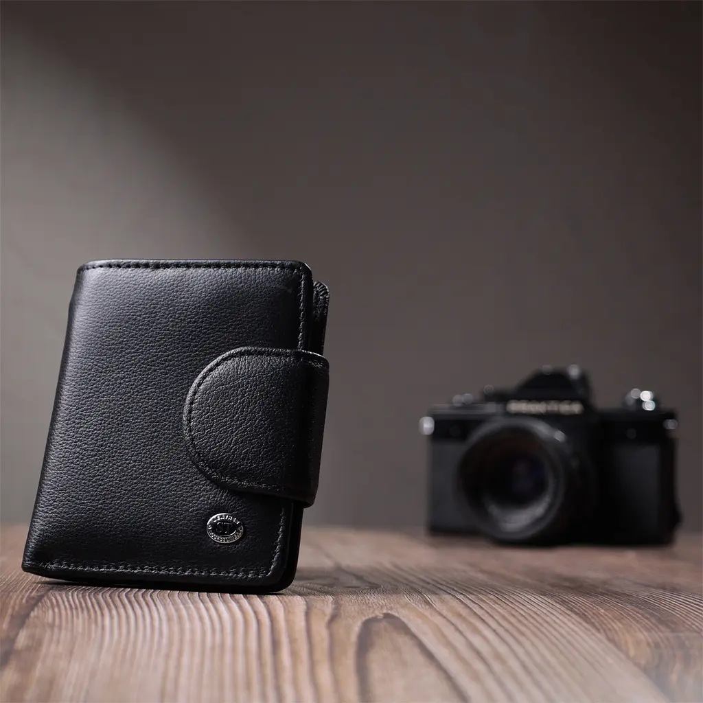 Жіночий шкіряний гаманець ST Leather 10х11.2х1.5 см acs0029439 - фото 9