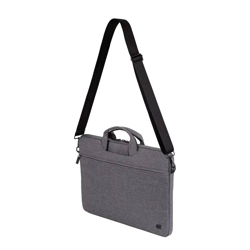 Сумка-чохол для ноутбука 15.6"", dark grey, нейлонова, ділова, міська, плоска з кишенею для аксесуарів, підходить для ноутбуків до 15.6"" або документів, ArmorStandart (ARM71690) - фото 3