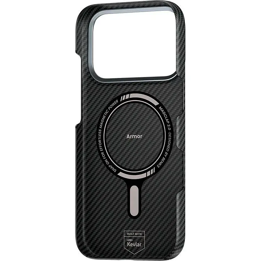 Чохол Benks Magnetic ArmorAir Kevlar Case 600D для Apple iPhone 17 Pro Max Black [145688] - фото 3