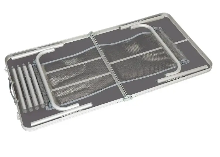 Стол Bo-Camp Case Model 120x60 cm Grey (1404416) (DAS303278) - фото 2
