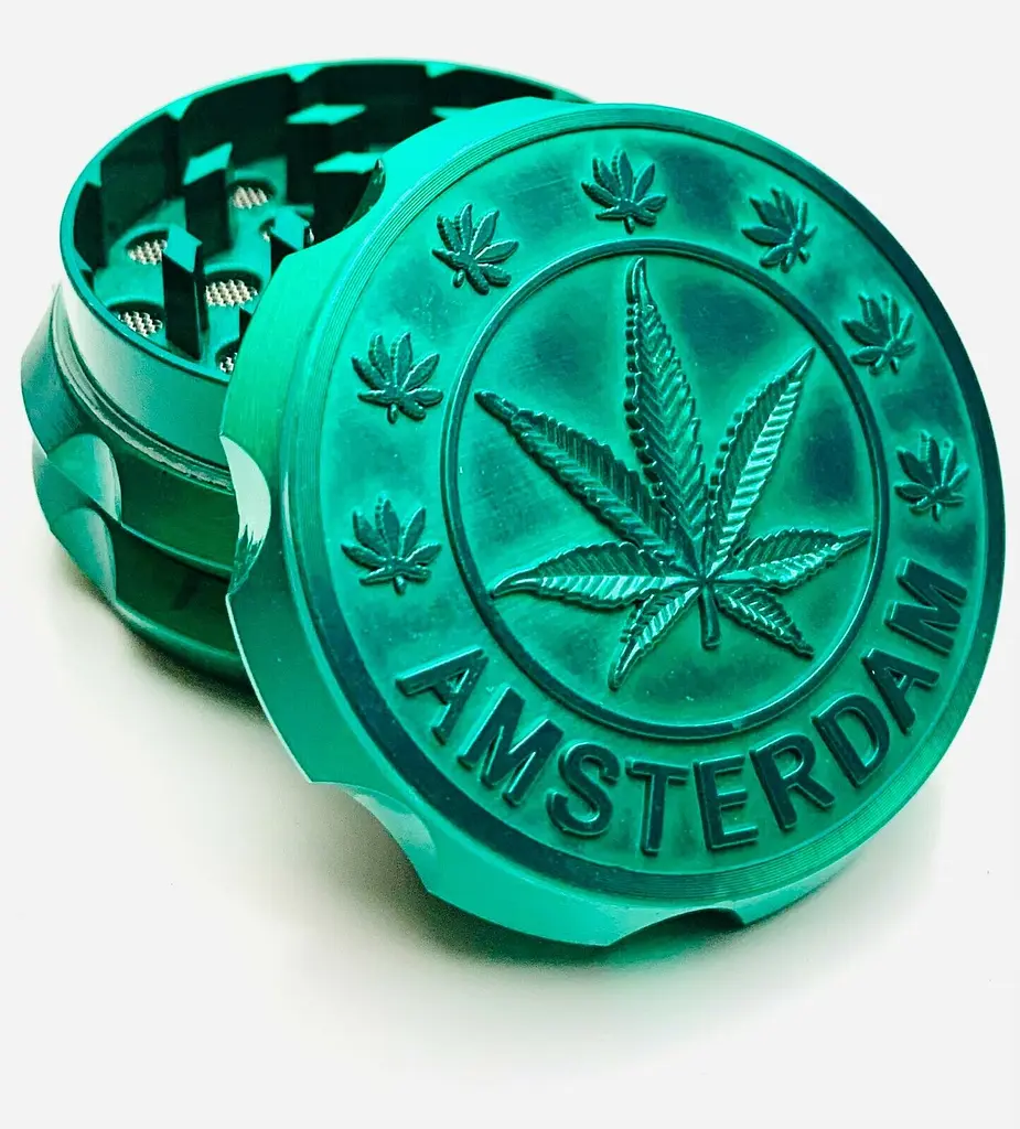 Гриндер для подрібнення тютюну D&K CANNABIS DK-5083-4 Green (16493) - фото 2