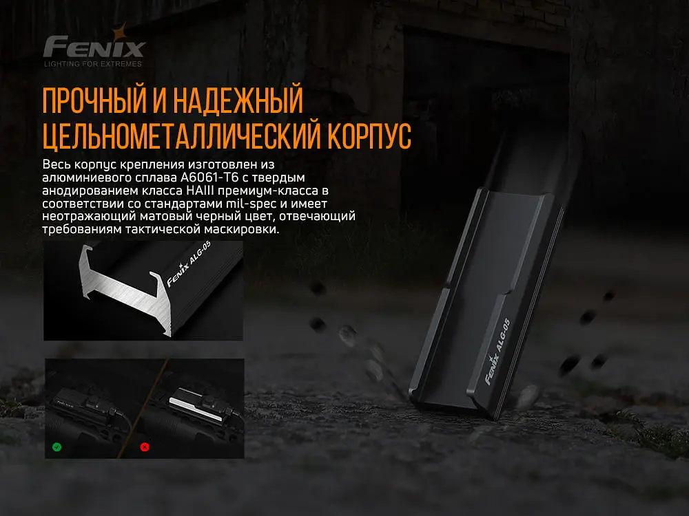 Крепление на оружие для выносной кнопки Fenix ALG-05 - фото 10