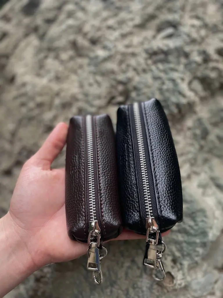 Ключниця з натуральної шкіри 5170 ST Leather чорна 75 мм - фото 10