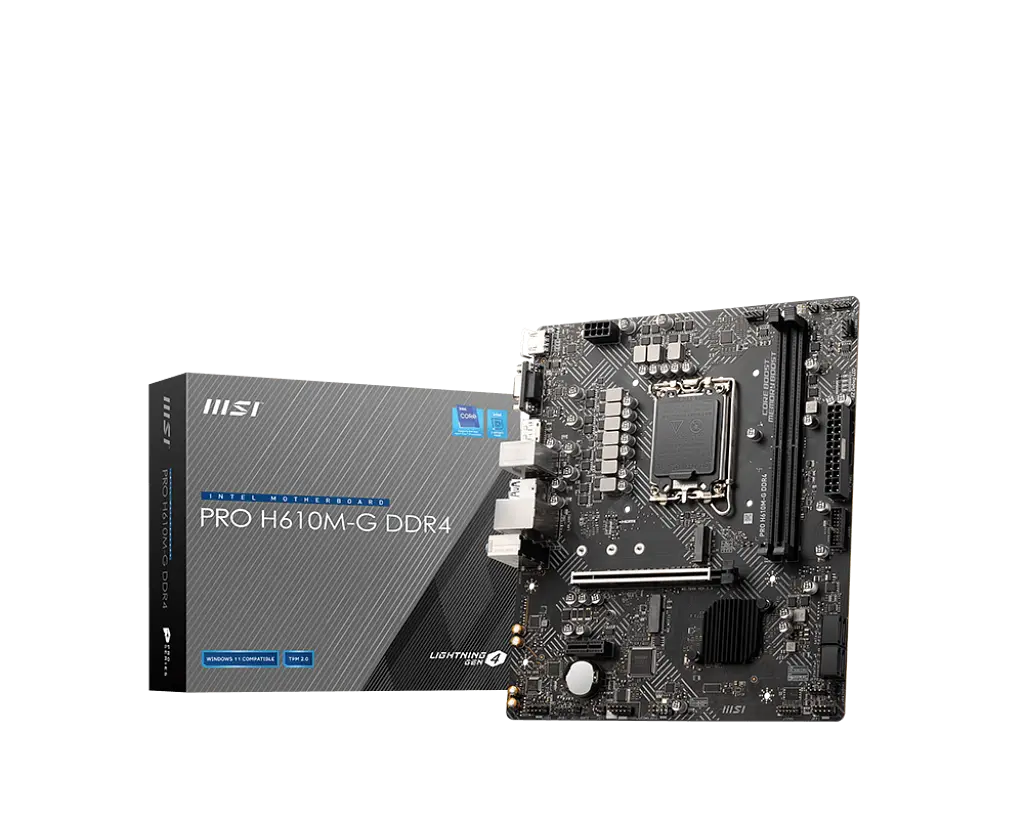 Материнська плата MSI H610M-G Pro DDR4 LGA 1700 (PRO H610M-G DDR4) Б/В - фото 4