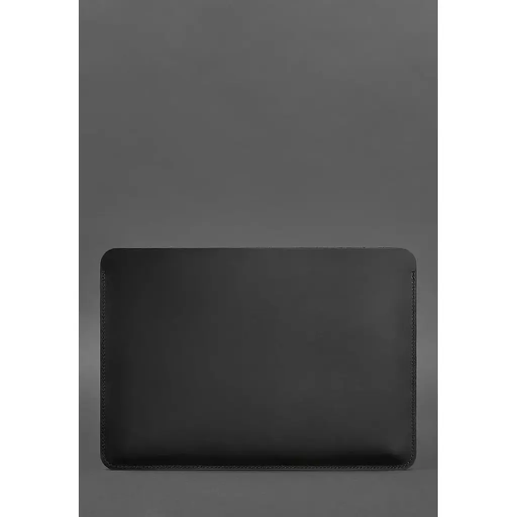 Шкіряний чохол BlankNote Crazy Horse для MacBook 13 дюймів Чорний - фото 6