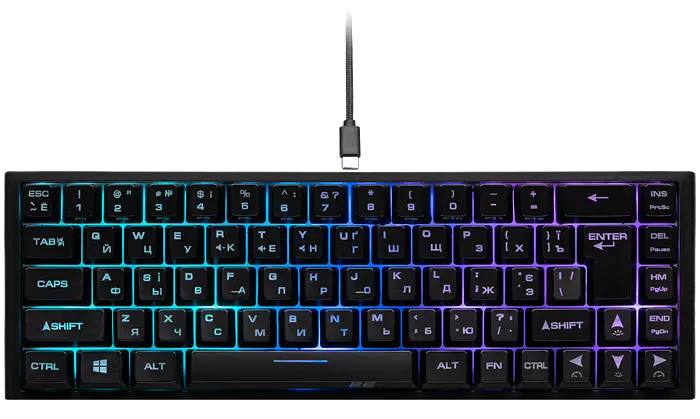 Клавіатура 2E Gaming KG350 RGB Black (2E-KG350UBK) - фото 3