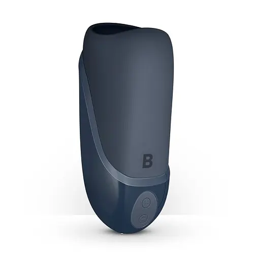 Мастурбатор Boners Vibrating Blow Job Simulator, 15 см (сірий)