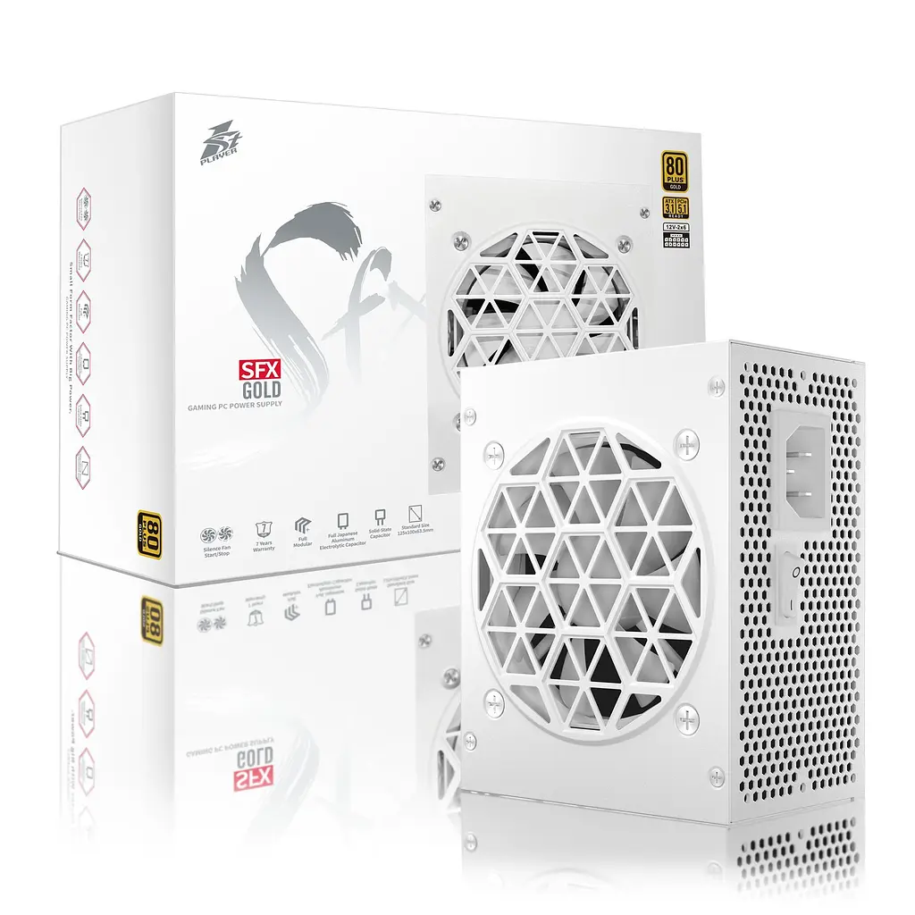 Блок питания 1stPlayer PS-850SFX 850W 80+ Gold White (SFX-GLD-850-WH-EU) - фото 3