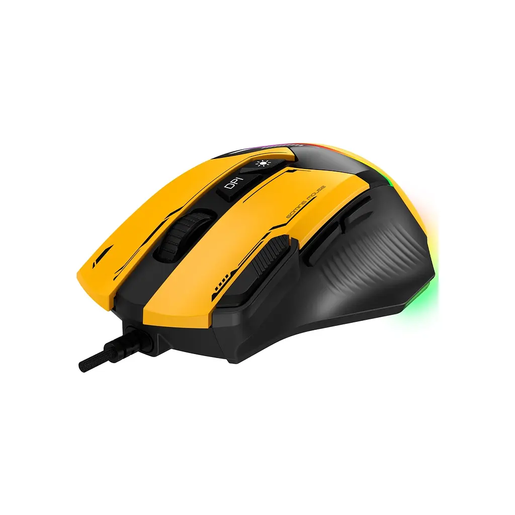 Мишка GamePro GM300Y USB Yellow/Black (GM300Y) - фото 3
