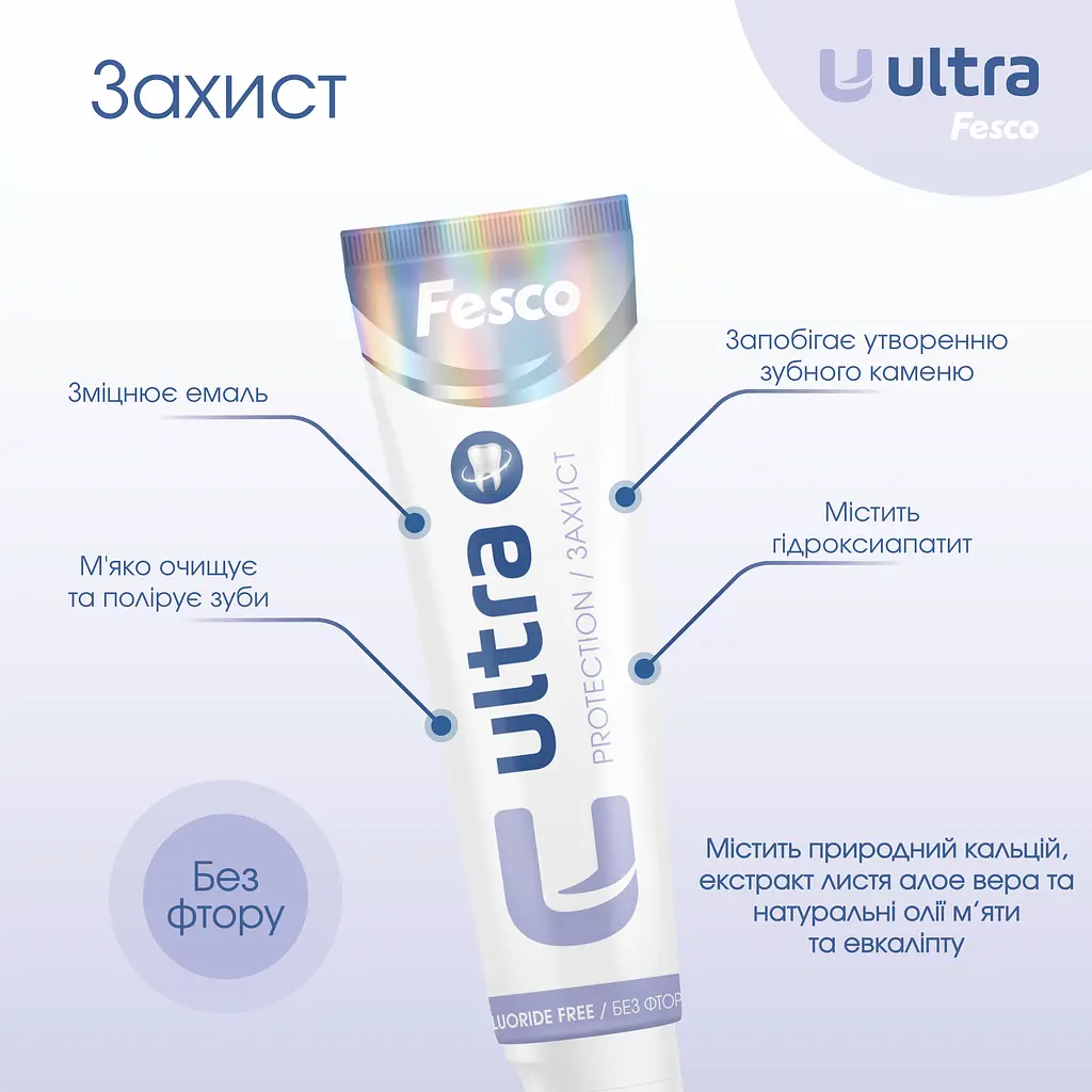 Зубная паста Fesco Ultra Complete Protection 100мл - фото 3