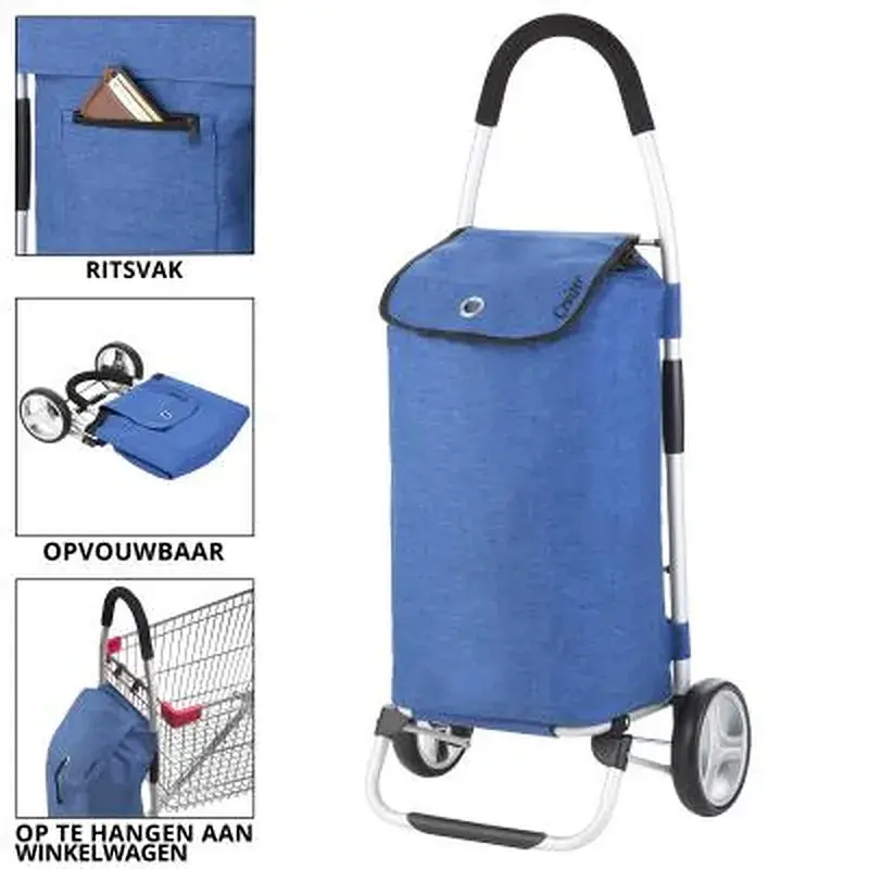 Сумка-візок ShoppingCruiser Foldable 40 л Blue (928362) - фото 5