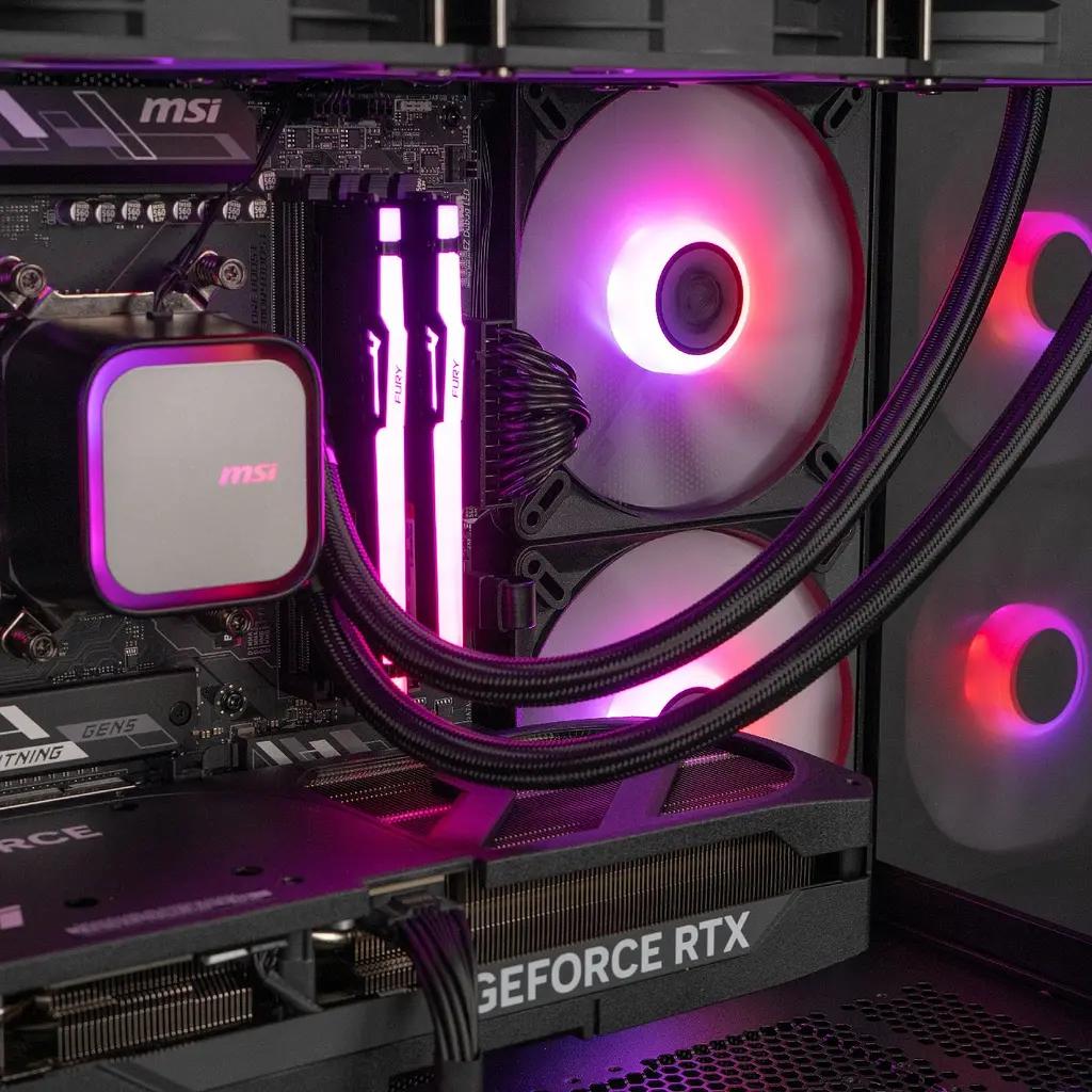 Комп'ютер Dragon Lucky Spectre Powered_by MSI (RTX 5080 - R7 7800X3D) Black / AMD Ryzen 7 7800X3D (4.2–5.0), 8 ядер / NVIDIA GeForce RTX 5080 / 32 ГБ (DDR5) / 1024 ГБ (SSD) - фото 8