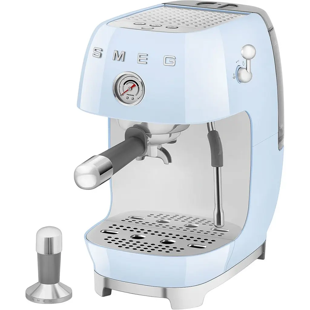 Кавоварка ріжкова Smeg ECF03PBEU Pastel Blue [169558] - фото 3
