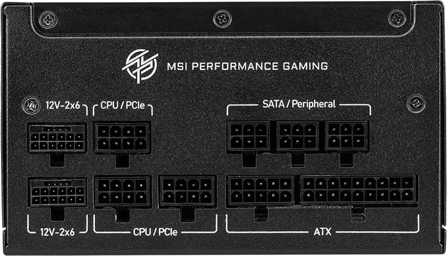 Блок живлення MSI MPG GS 850W 80+ Gold (MPG A850GS PCIE5) - фото 3