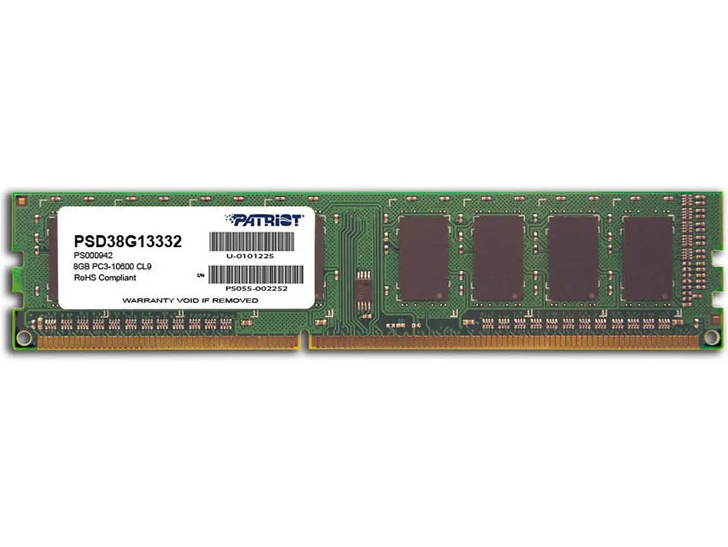 Планка оперативной памяти 8 GB DDR3-1333 Patriot PSD38G13332 - фото 4