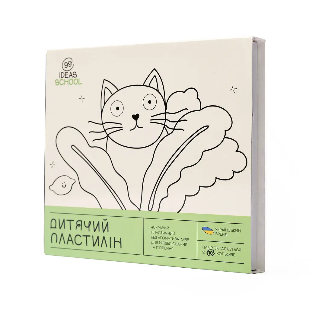 Пластилин 10 цветов, 160 грамм, стек, Увлечения, 99IDEAS - фото 2