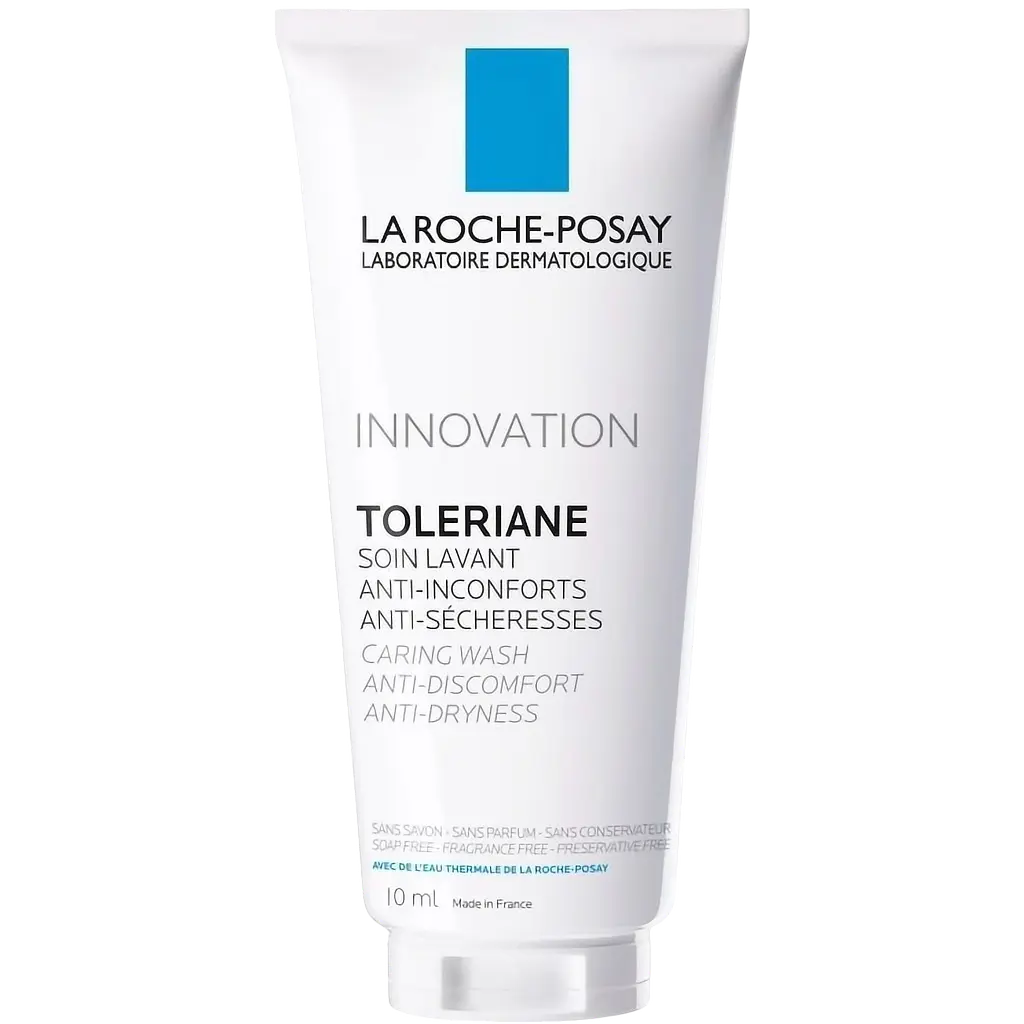 Набір: Сонцезахисний спрей для обличчя La Roche-Posay Anthelios XL SPF 50+ 75 мл + Очищувальний гель-крем La Roche-Posay Toleriane для чутливої шкіри 50 мл + Косметичка La Roche-Posay - фото 7