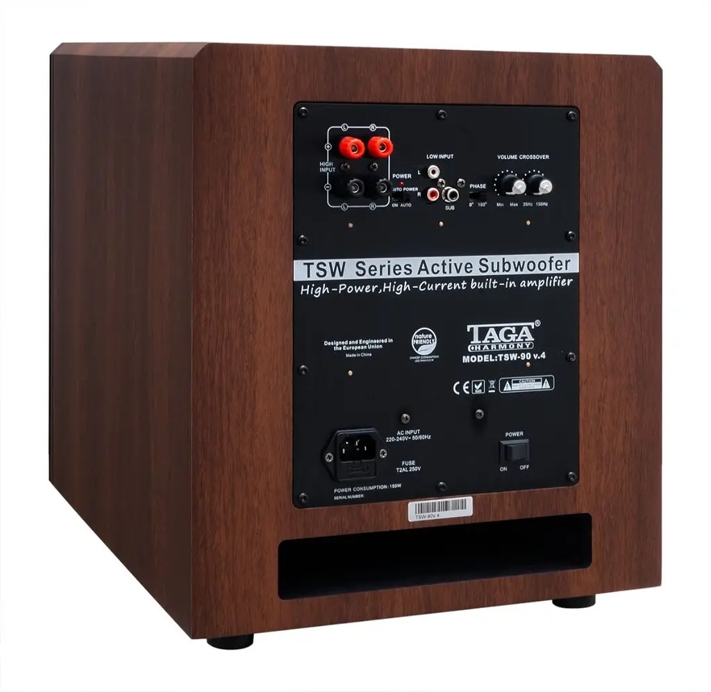 Сабвуфер TAGA Harmony TSW-90 v.4 Walnut - фото 3