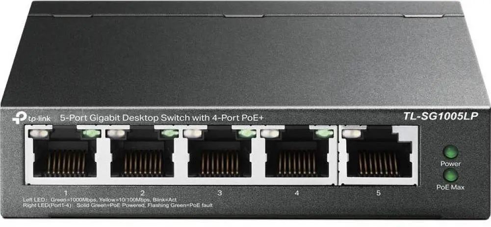 Комутатор мережевий TP-Link TL-SG1005LP
