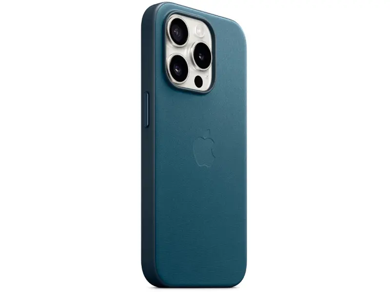 Чохол для смартфона Apple iPhone 15 Pro FineWoven Case with MagSafe Pacific Blue (MT4Q3) - фото 2