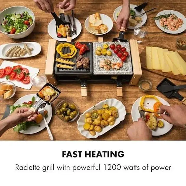 Гриль раклет Klarstein Chateaubriand Nuovo Raclette 1200W (10032729) - фото 5