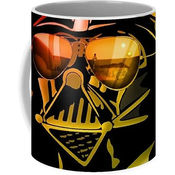 Кружка GeekLand Звездные войны Star Wars Дарт Вейдер в очках SW.002.82 330 мл белая - фото 2