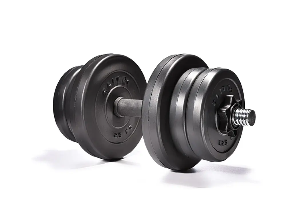 Гантели Elitum сборные с ABS покрытием черные 2 шт. х 11 кг - фото 3