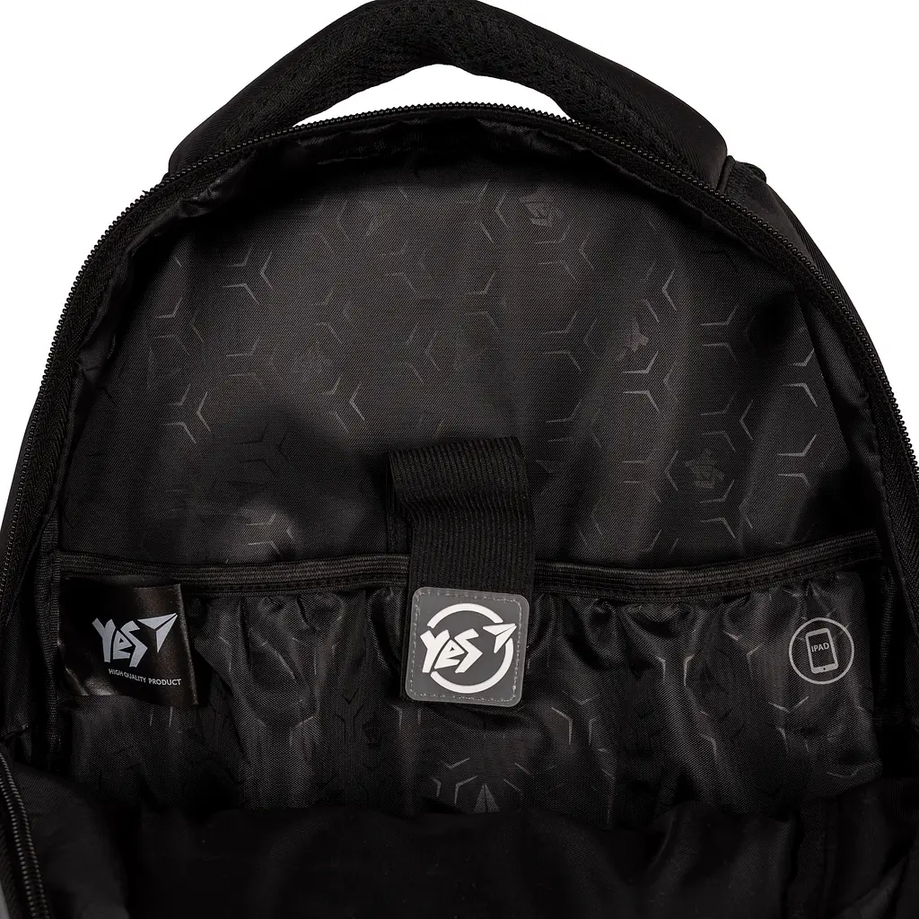 Рюкзак шкільний YES TS-52 Glance 37х30х18 см Чорний (550036) - фото 9